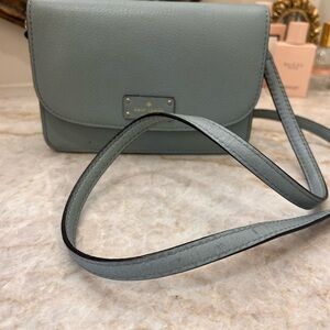 Kate Spade Blue Crossbody Bag with Modern Minimalist Design